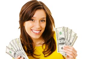 Girl with Cash