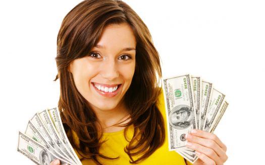 Girl with Cash